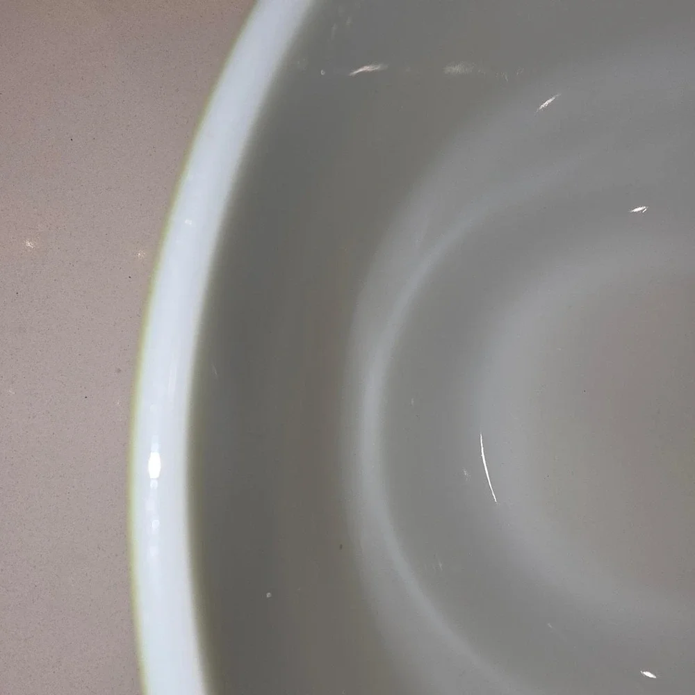 Vintage Anchor Hocking Fire King Avocado Swirl‎ Mixing Bowl Retro Kitchenware